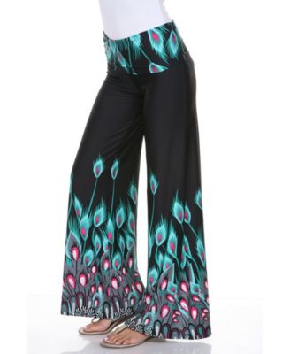Peacock Printed Palazzo Pants