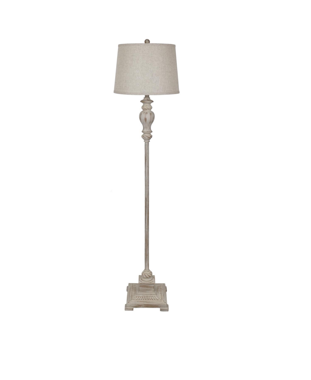 Shop Crestview Collection 62.5" Floor Lamp In Beige,khaki
