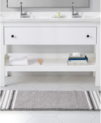 Aiden Jacquard Chenille Bath Rug, 24" x 60"