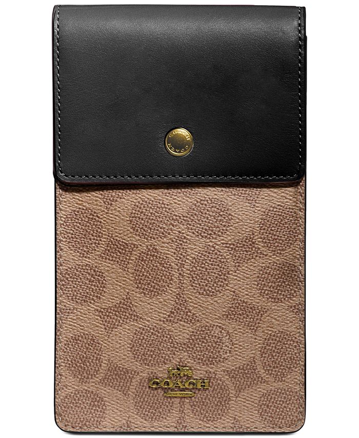Coach signature colorblock phone crossbody clearance