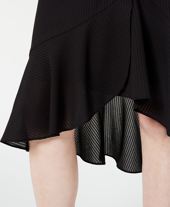 Calvin Klein Ruffled High-Low Skirt - Macy's