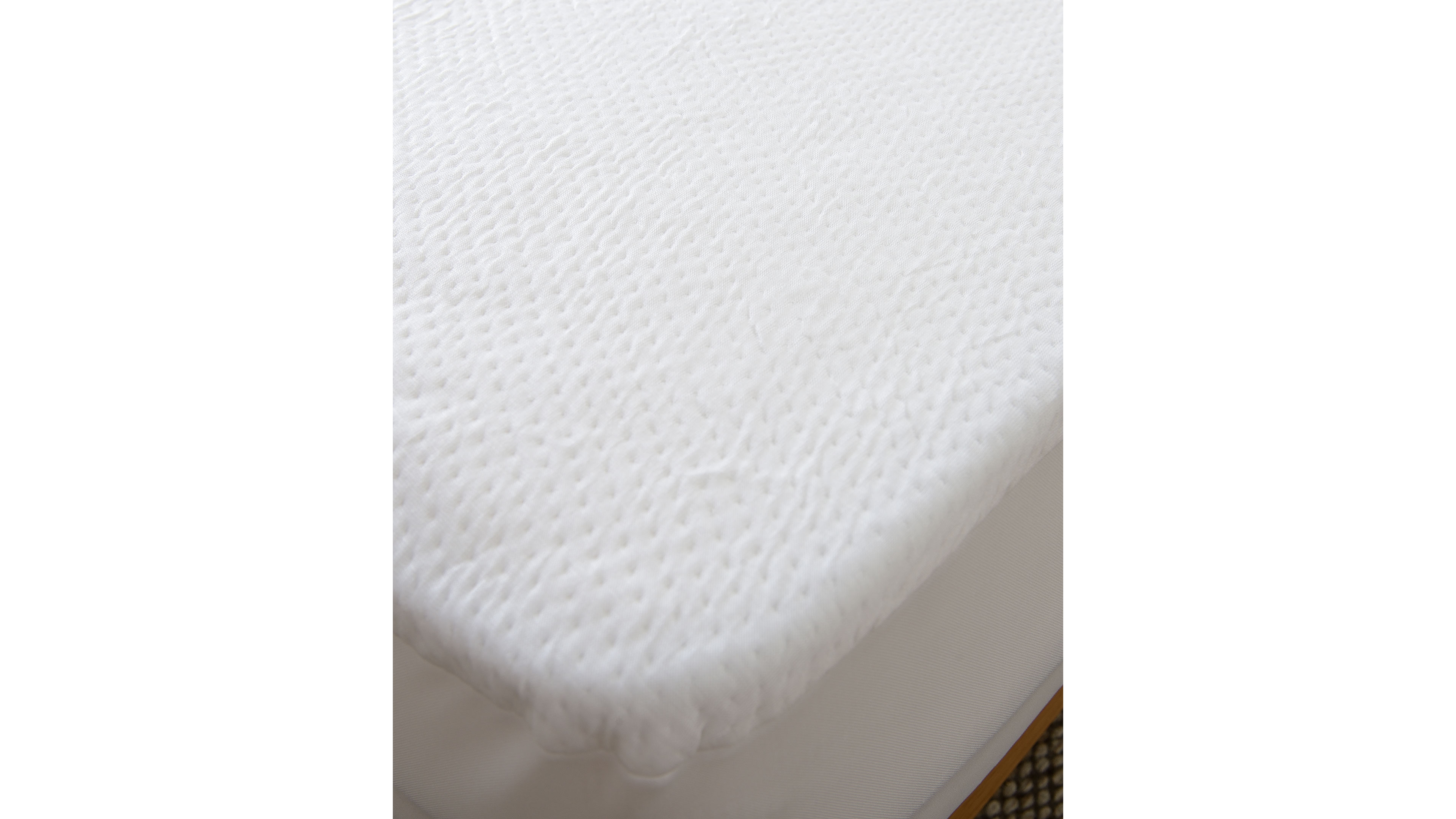 Cheer Collection Ultra Soft Air Flow Fabric Waterproof Fitted Mattress Protector, King
