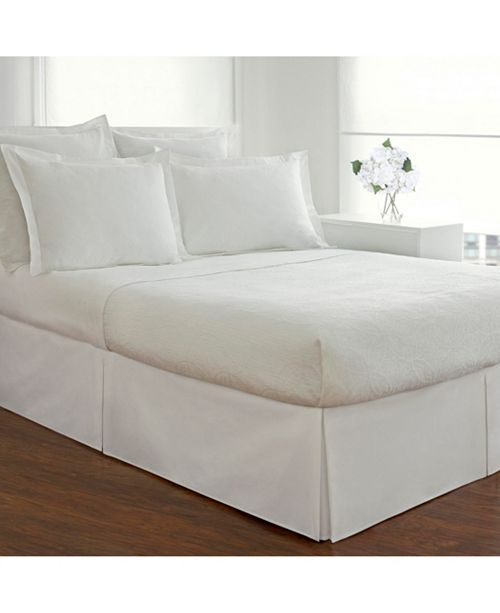 Fresh Ideas Poplin Tailored Twin Bed Skirt & Reviews ...