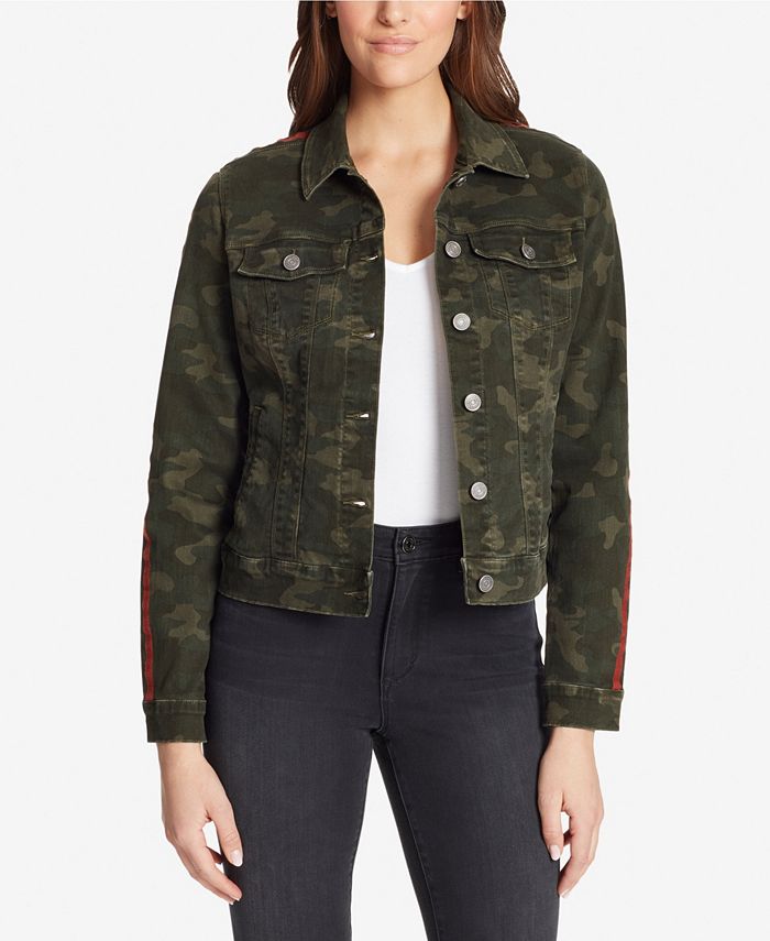 Skinnygirl Camo Denim Jacket Macy's