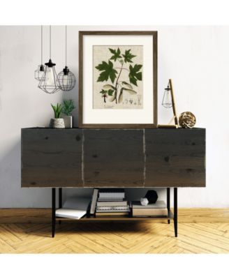 Courtside Market Botanical Flame Framed and Matted Art Collection