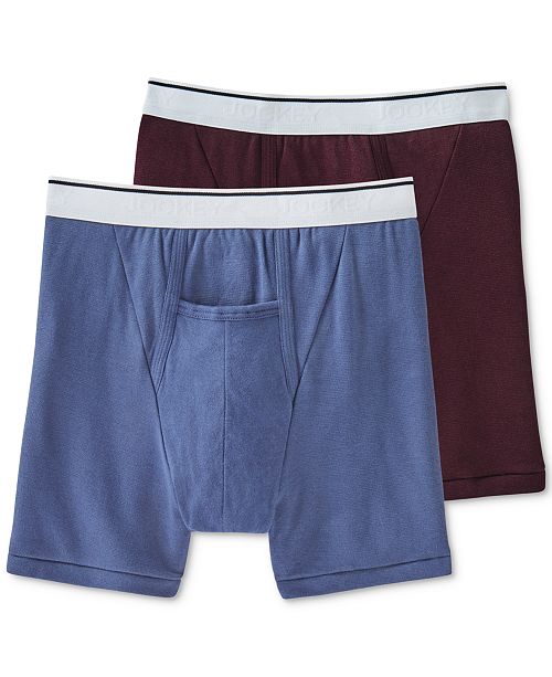 Jockey Men's Pouch Boxer Briefs 2-Pack & Reviews - Underwear & Socks ...
