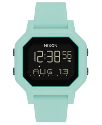 Nixon - Unisex Siren Silicone Strap Watch 38mm