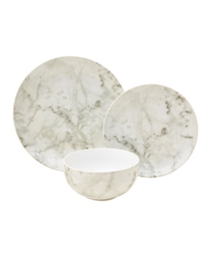 Upc 727870145357 222 Fifth Marble White 12 Piece Porcelain