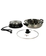 12" Stainless Steel Pot Hot Pot Shabu Shabu Dual Site Divider