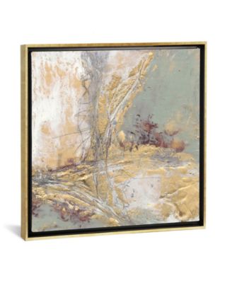 Gilded Circuit Ii by Jennifer Goldberger Gallery-Wrapped Canvas Print - 37" x 37" x 0.75"