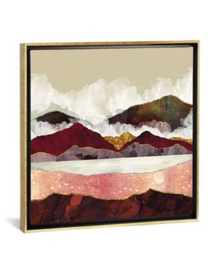 Melon Mountains by Spacefrog Designs Gallery-Wrapped Canvas Print - 26" x 26" x 0.75"