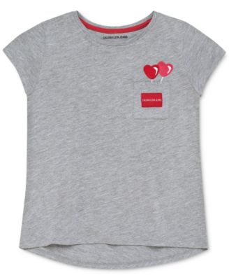 Calvin Klein - Big Girls Heart Lollipop T-Shirt