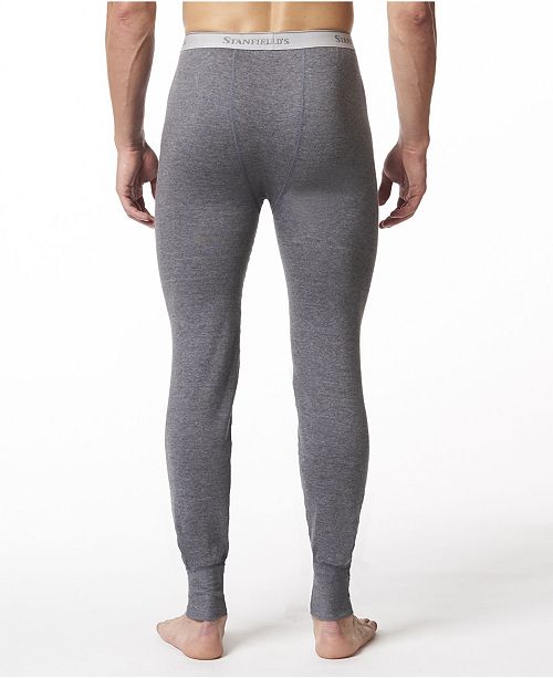 Stanfield's Men's 2 Layer Cotton Blend Thermal Long Johns & Reviews ...