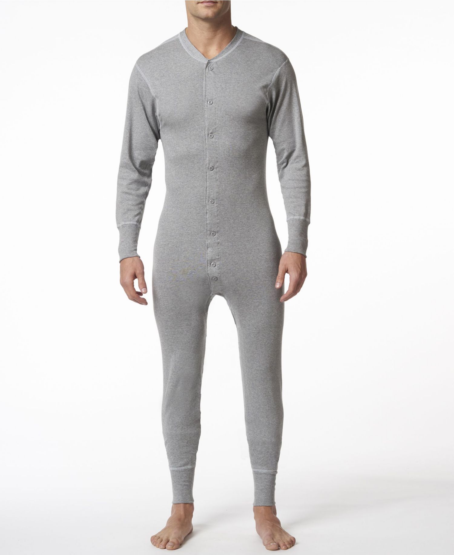 Men's Cotton Long Sleeve Onesie Combination