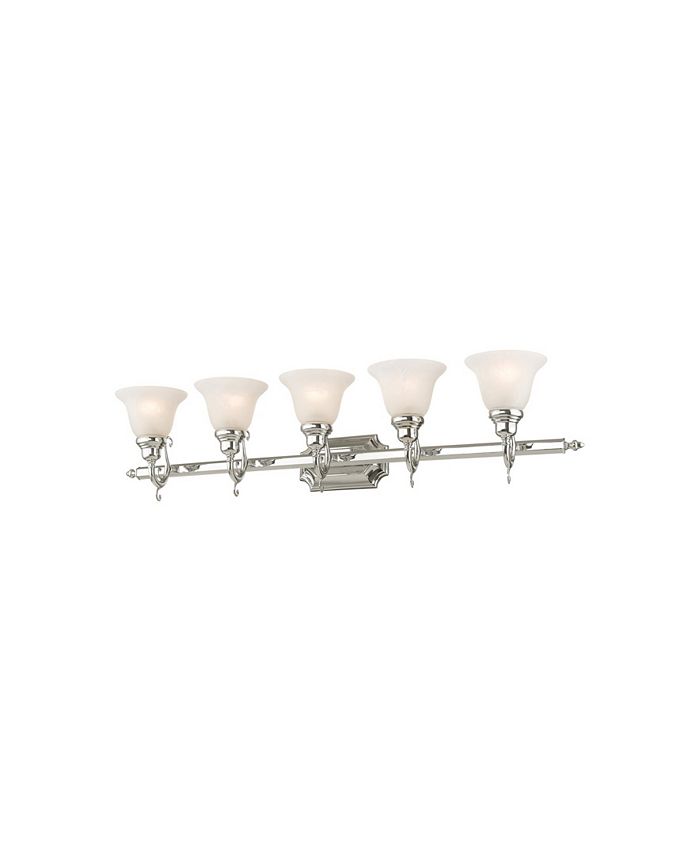 Livex - French Regency 5-Light Bath Vanity Fixture
