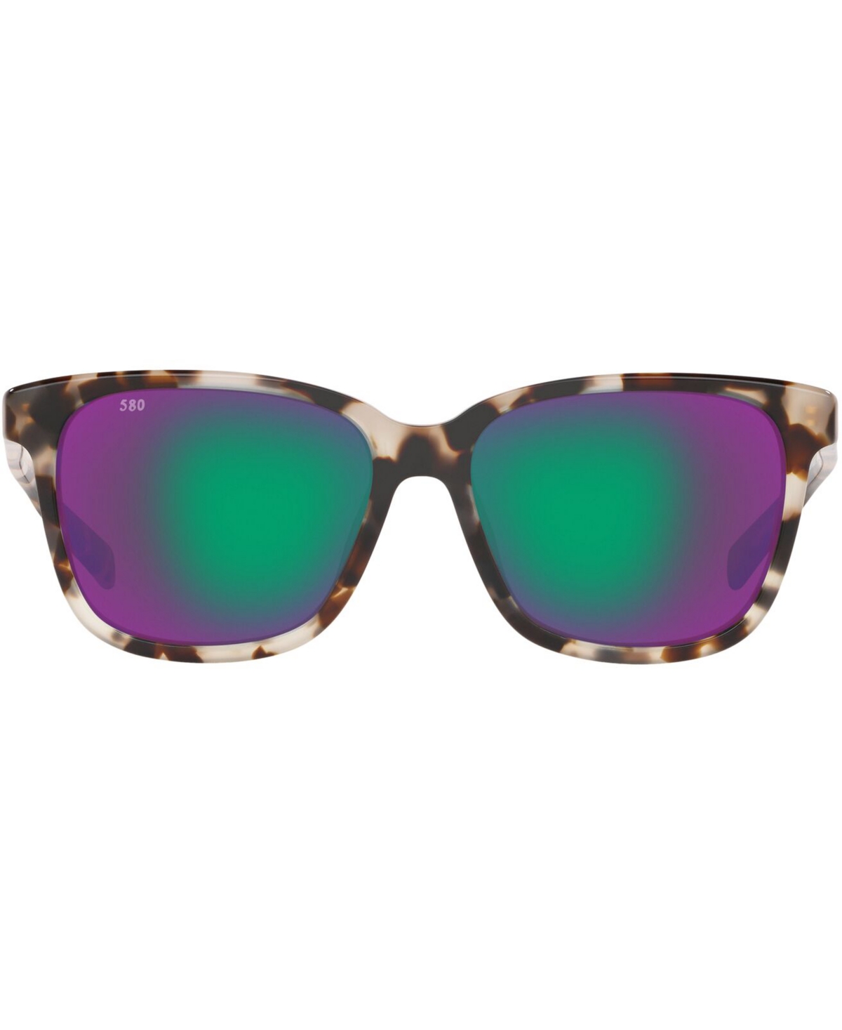 Shop Costa Del Mar Polarized Sunglasses, Cdm May 57 In Tortoise,green Mir Pol