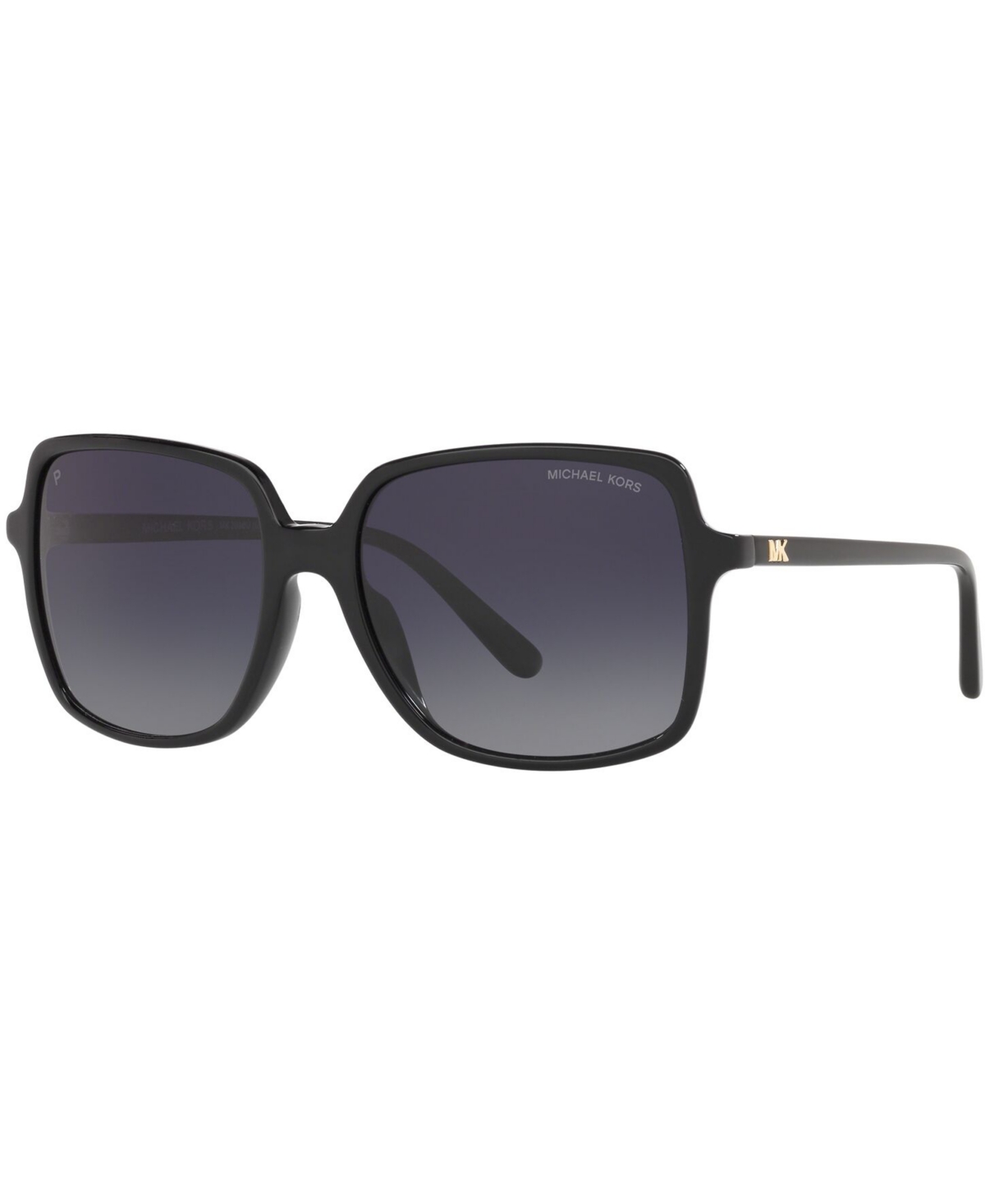 Michael Kors Isle Of Palms Polarized Sunglasses, Mk2098 In Black,grey Gradient Polar