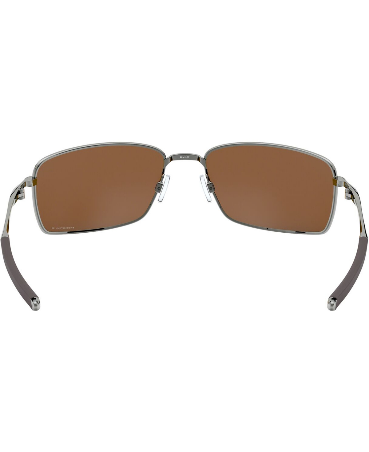 Shop Oakley Square Wire Polarized Sunglasses, Oo4075 In Tungsten,prizm Tungsten Polarized