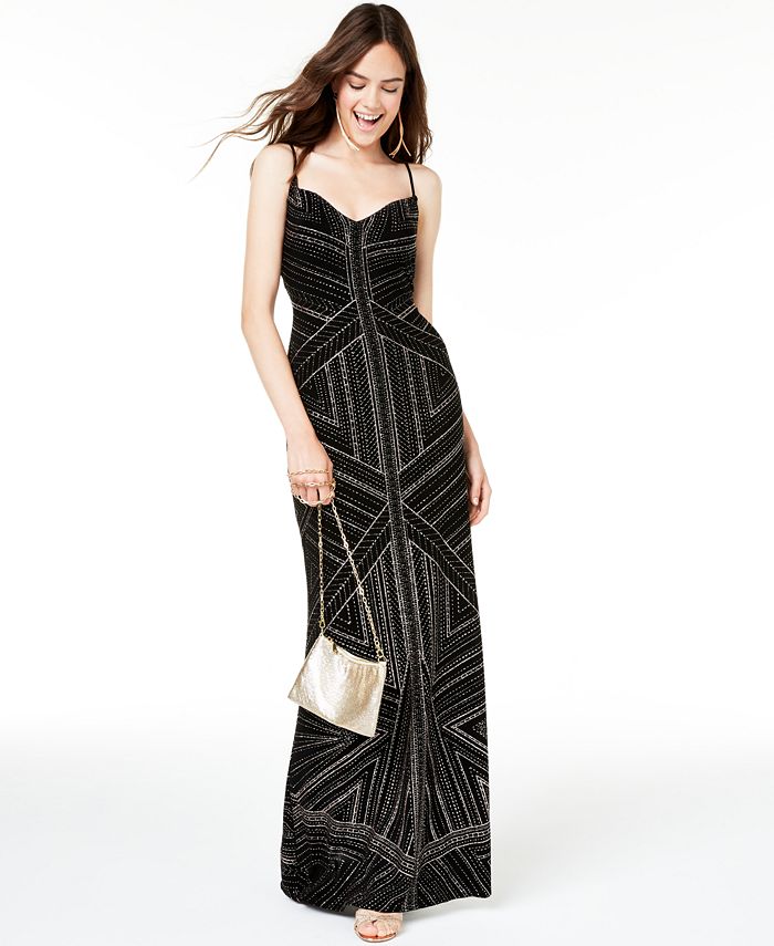 Jump Juniors Glitter Gown Macy s