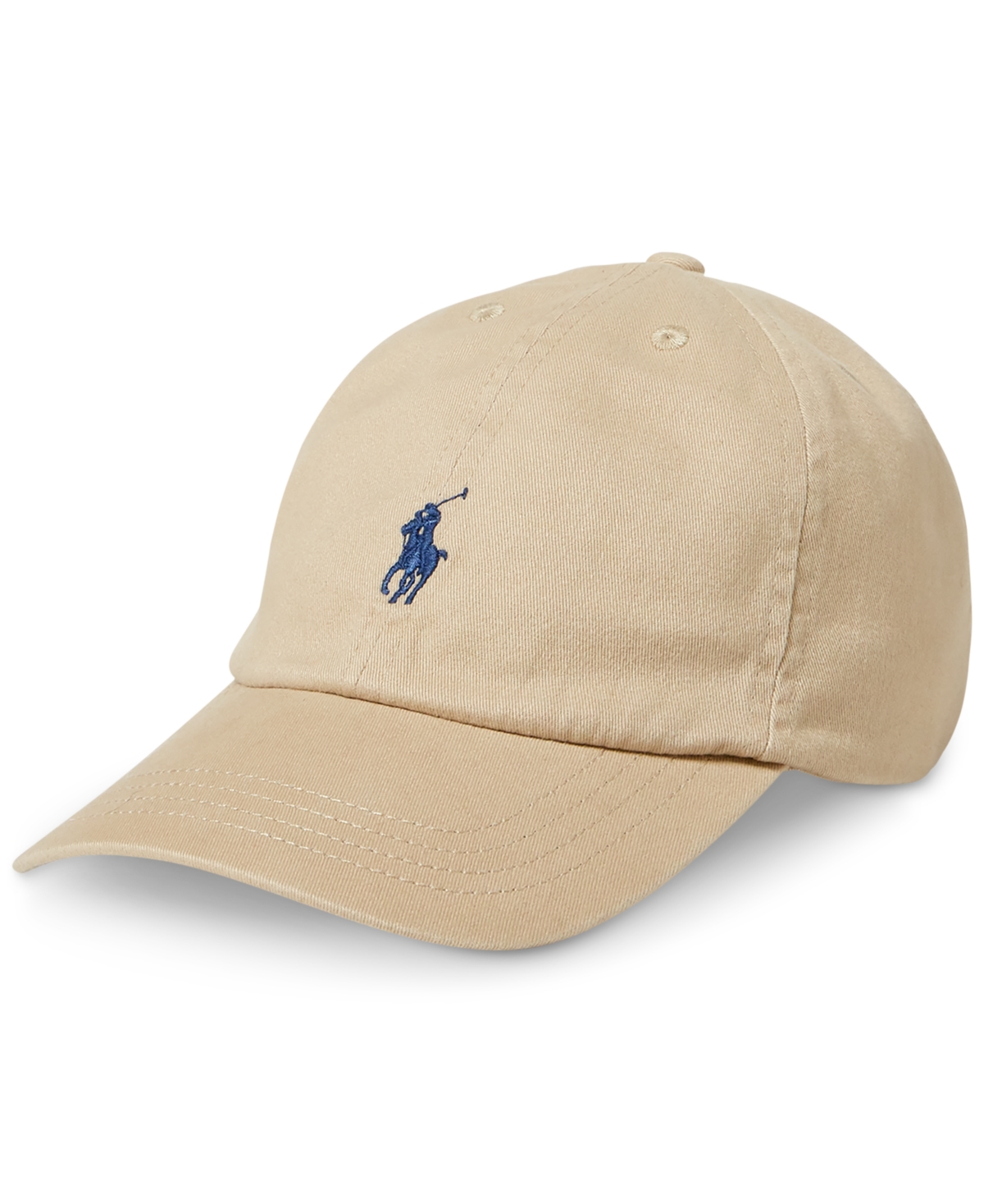 Polo Ralph Lauren Little Boys Classic Sport Cap - Classic Khaki/Flag Blue