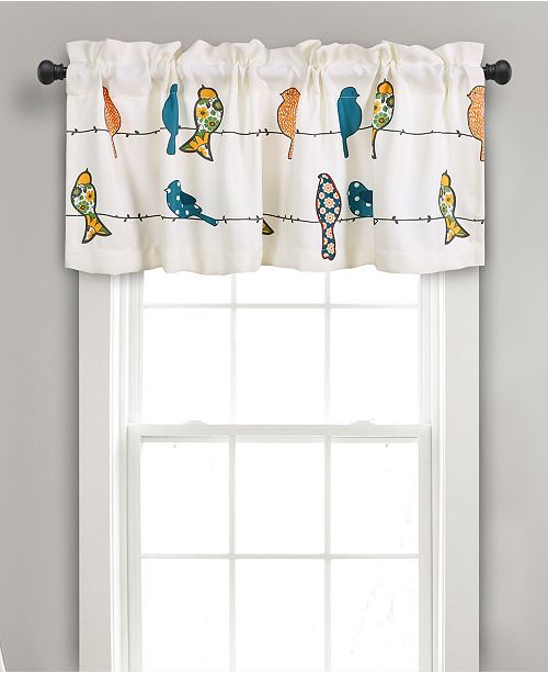 Lush Decor Rowley Birds 18 X 52 Window Valance Reviews