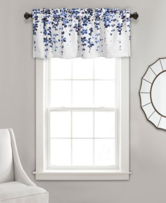 Lush Decor Weeping Flower Room Darkening Valance Curtain Valances for Windows & Kitchen Curtains