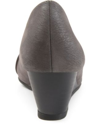 Women's Graysn Buckle Detial Wedge Pumps