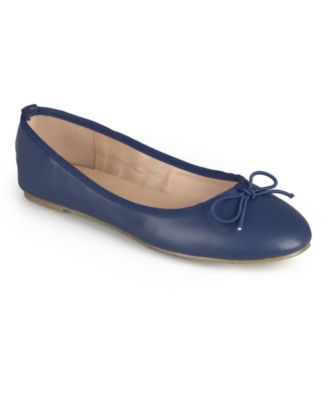 navy blue comfortable flat shoes