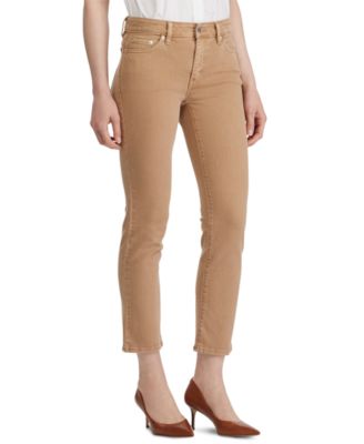 lauren ralph lauren petite premier straight ankle jeans