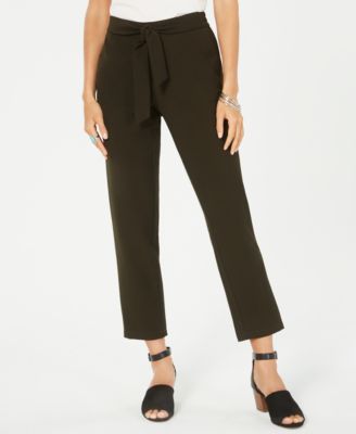tied and tapered pants