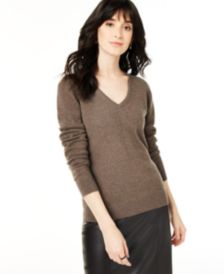 macy's brown sweater