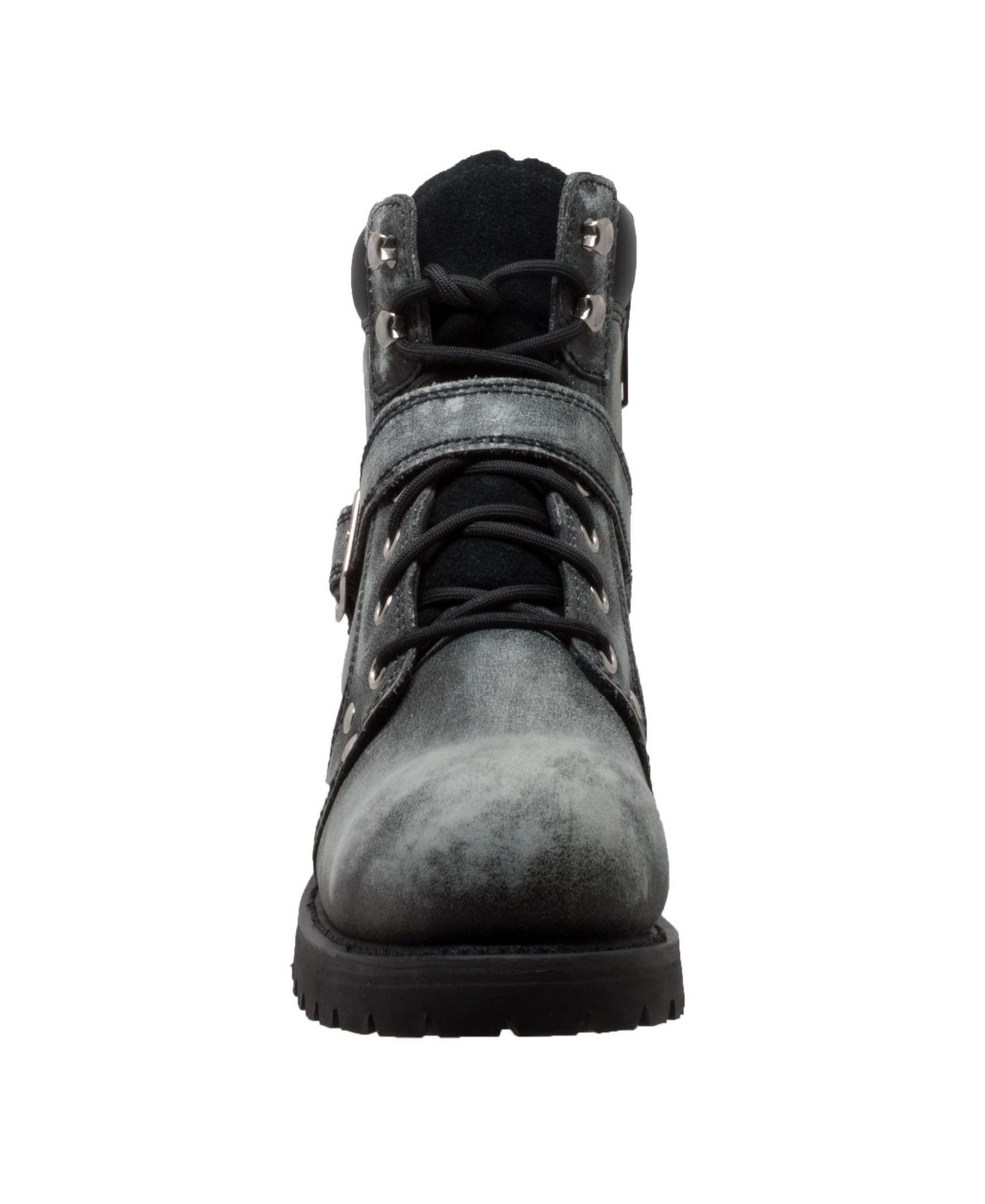 Мужские ботинки AdTec RideTecs 6" Lace Zipper Boot Black, цвет: Чёрный — фото 2