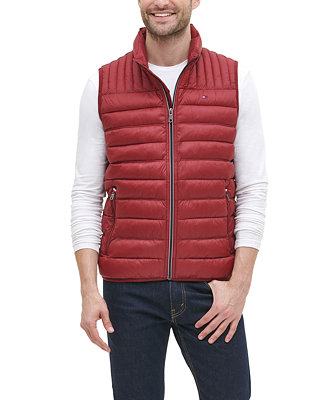 Tommy Hilfiger Men's Quilted Vest, Created for Macy's & Reviews - Coats ...