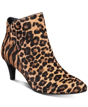 Alfani Women's Harpper Kitten-Heel Booties, Created for Macy's Women's Shoes.7 M.