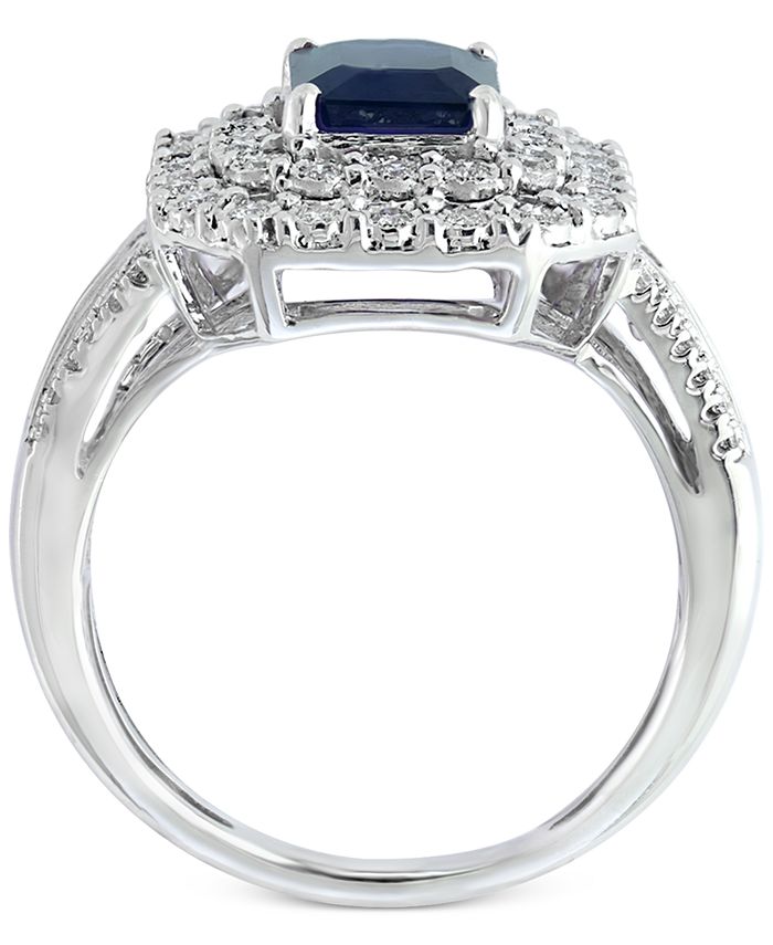 EFFY Collection EFFY® Sapphire (1-1/2 ct. t.w) and Diamond (1/2 ct. t.w ...