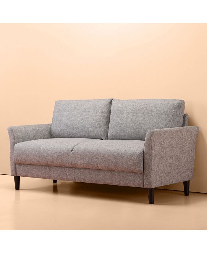 Zinus Jackie Classic Upholstered Sofa & Reviews Furniture Macy's