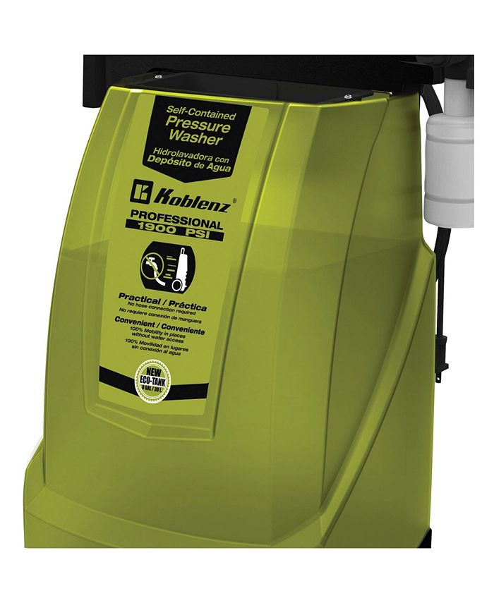Koblenz Hlt370 V 1,900Psi SelfContained Pressure Washer Macy's