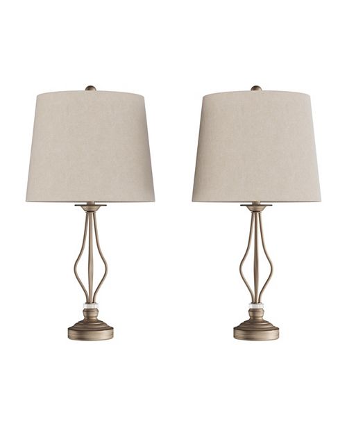 Lavish Home Table Lamps Set Of 2 Reviews Home Macy S