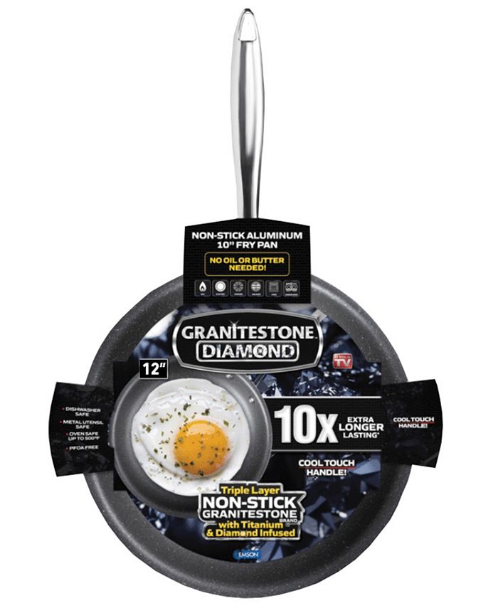 Granite Stone Diamond GraniteStone Diamond 12" Titanium Nonstick