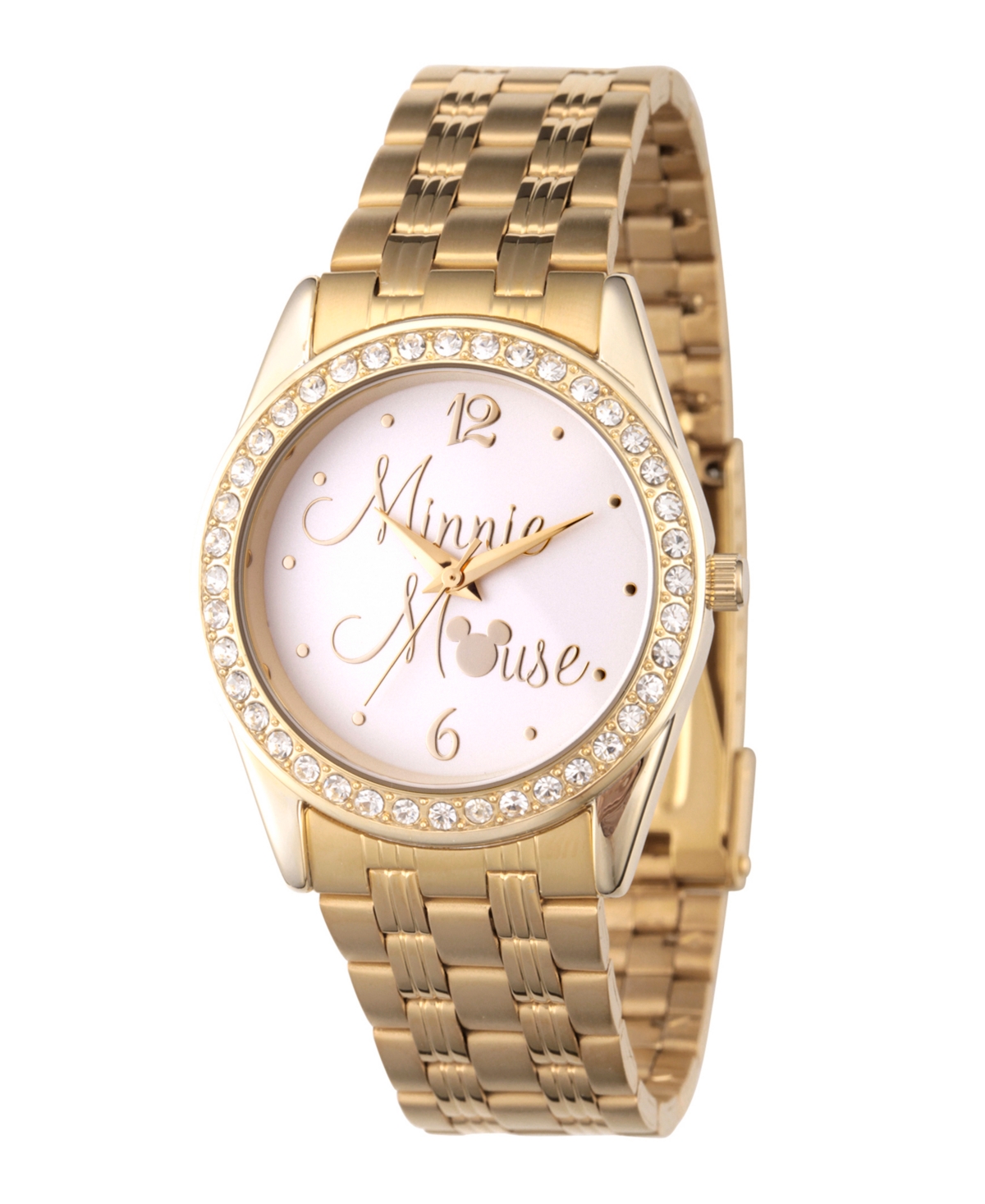 Women's Disney Minnie Mouse Gold Bracelet Watch 30mm - Gold