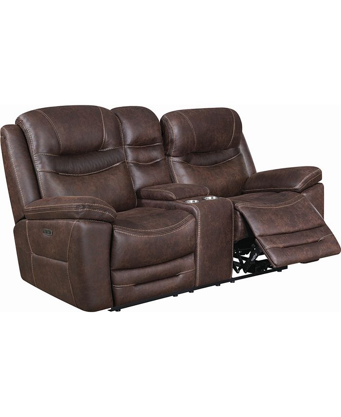 COASTER COMPANY OF AMERICA Coaster Home Furnishings Hemer Upholstered Power2 Loveseat Macy's