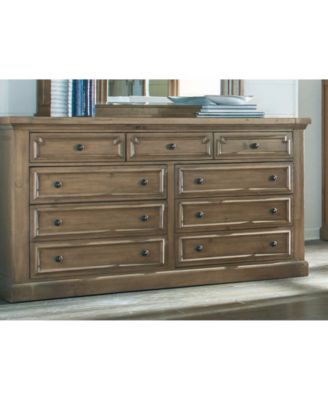 Coaster Home Furnishings - Florence 9-drawer Dresser with Jewelry Tray Rustic Smoke