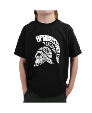 La Pop Art Big Boy's Word Art T-Shirt - Spartan