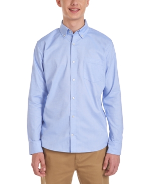 Nautica Young Men Long Sleeve Stretch Oxford