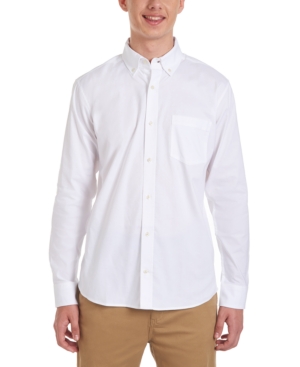 Nautica Young Men Long Sleeve Stretch Oxford