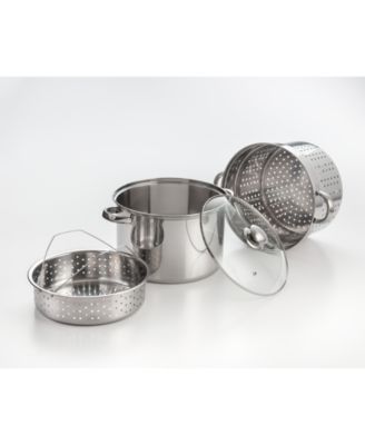 Cook Pro - 4 Pc Stainless Steel 8 Qt Multi-Cooker