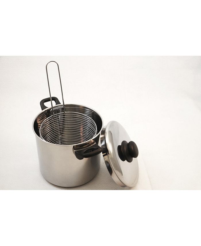 Cook Pro Cookpro 6 Qt Stainless Steel Stovetop Deep Fryer with