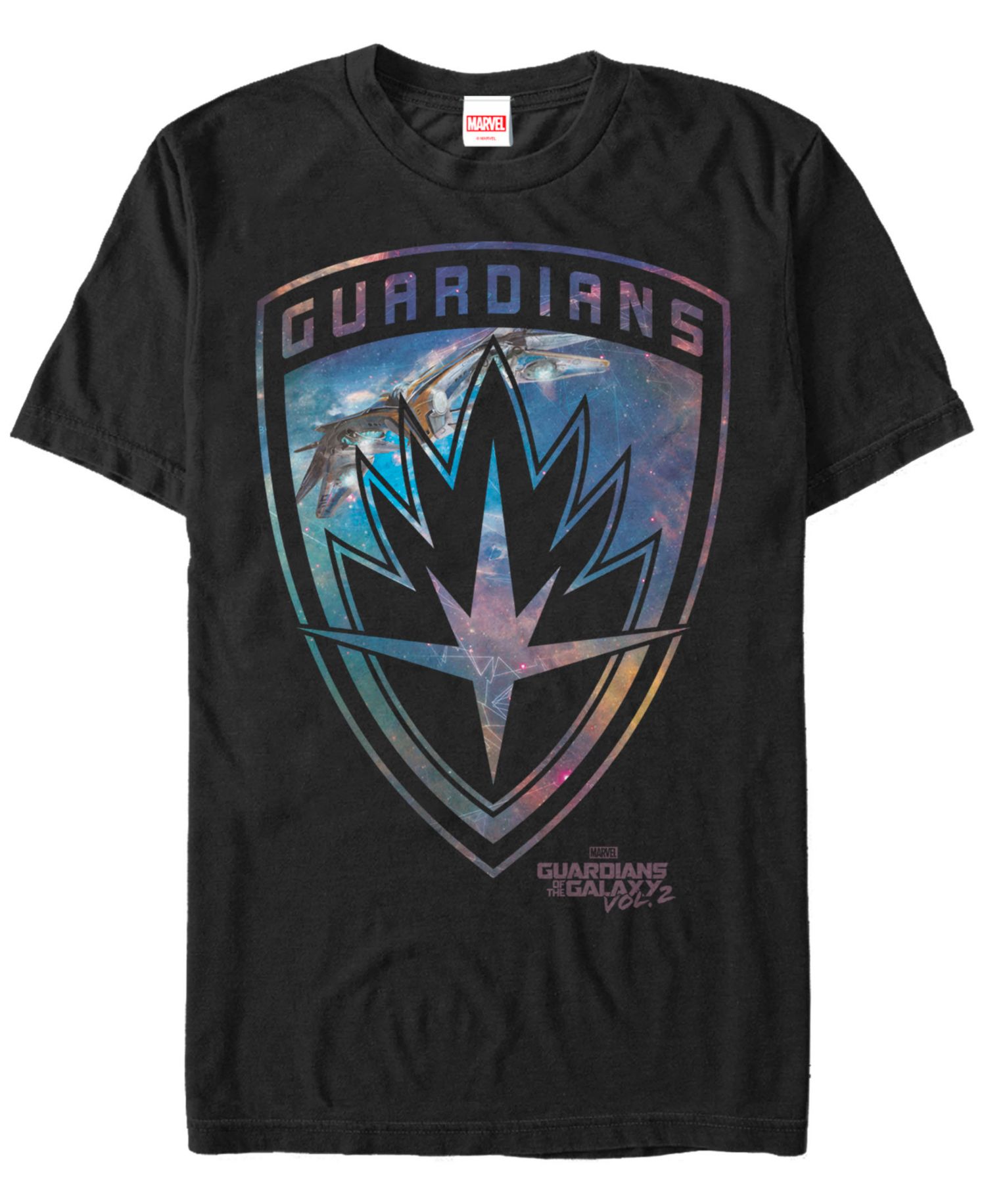 Marvel Men's Guardians of the Galaxy Vol. 2 The Milano's Shield Short Sleeve T-Shirt