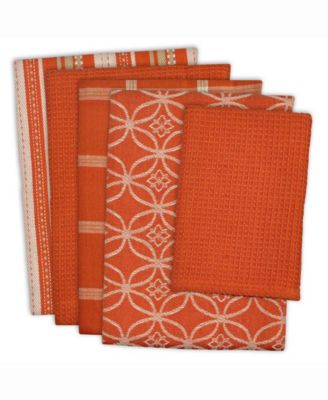 Assorted Dishtowel and Dishcloth, Set of 5