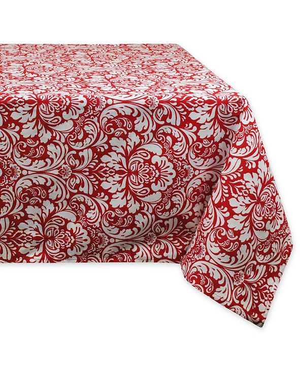 Design Imports Damask Tablecloth 60" x 84" & Reviews Table Linens